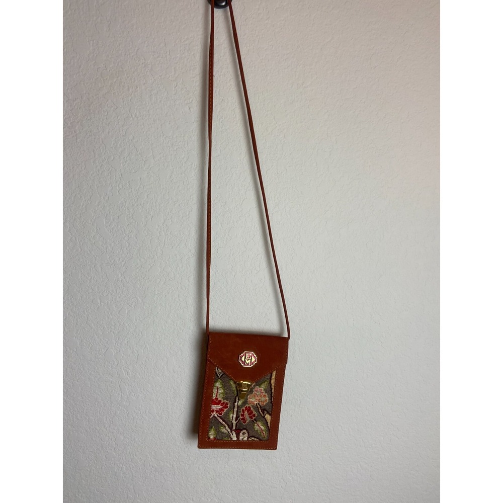 EM May Kilim Crossbody Handbag Tapestry Floral Leather Small Cute Purse